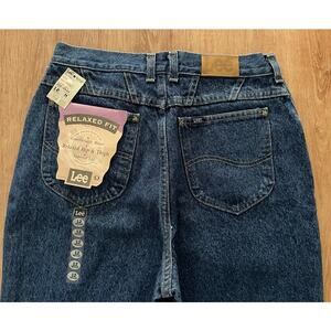 Deadstock VTG 90s Womens Lee Mom Jeans Med Wash High Rise size 12M 29"x30"